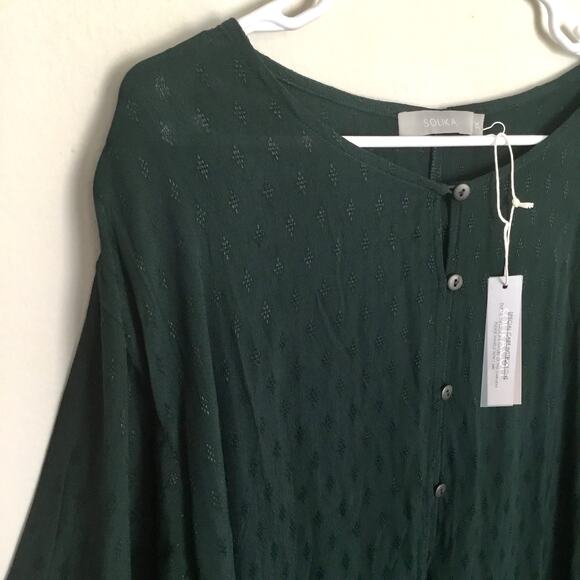 Solika Amira Dress Green Persian Jewel Printed Viscose Rayon 3XL Style #J5120 - Picture 5 of 10